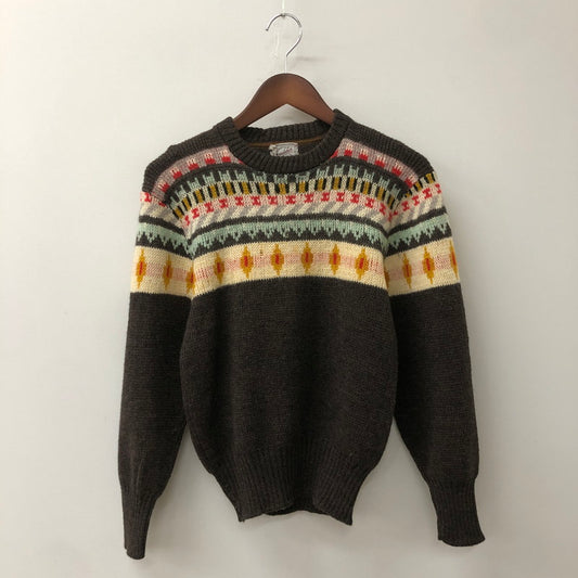【中古品】【メンズ】 KANDAHAR カンダハール 50’s CREWNECK WOOL KNIT VINTAGE 50年代 クルーネック ウールニット 長袖 トップス セーター ヴィンテージ 145-250918-yo-22-tei サイズ：表記無し カラー：ブラウン 万代Net店