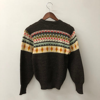 【中古品】【メンズ】 KANDAHAR カンダハール 50’s CREWNECK WOOL KNIT VINTAGE 50年代 クルーネック ウールニット 長袖 トップス セーター ヴィンテージ 145-250918-yo-22-tei サイズ：表記無し カラー：ブラウン 万代Net店