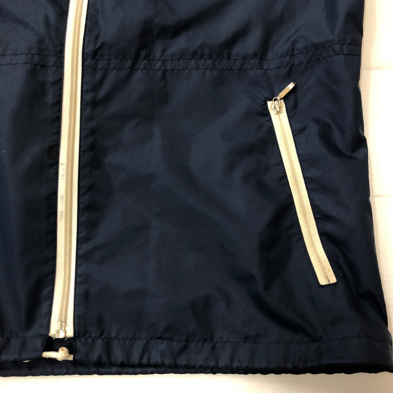 【現状渡し品】【メンズ】 adidas アディダス 80’s TREFOIL NYLON JACKET VINTAGE ADS-200 80年代 トレフォイル ナイロンジャケット ヴィンテージ ライトアウター 三角タグ デサント製 148-250917-KS-25-tei サイズ：表記無し カラー：ネイビー 万代Net店