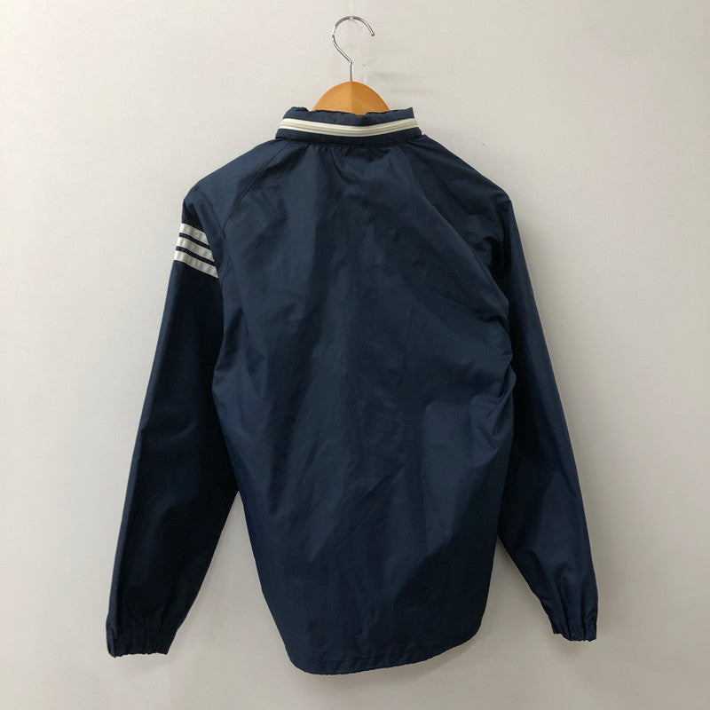 【現状渡し品】【メンズ】 adidas アディダス 80’s TREFOIL NYLON JACKET VINTAGE ADS-200 80年代 トレフォイル ナイロンジャケット ヴィンテージ ライトアウター 三角タグ デサント製 148-250917-KS-25-tei サイズ：表記無し カラー：ネイビー 万代Net店