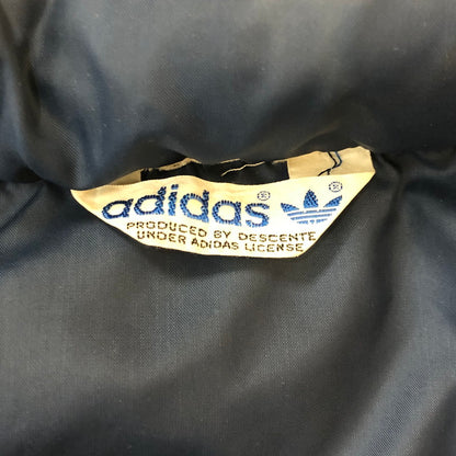 【現状渡し品】【メンズ】 adidas アディダス 80’s TREFOIL NYLON JACKET VINTAGE ADS-200 80年代 トレフォイル ナイロンジャケット ヴィンテージ ライトアウター 三角タグ デサント製 148-250917-KS-25-tei サイズ：表記無し カラー：ネイビー 万代Net店