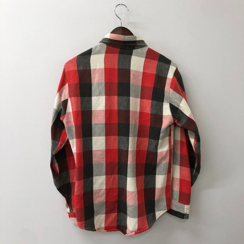 【中古品】【メンズ】 BIGMAC ビッグマック 70's CHECK FLANNEL SHIRT VINTAGE 70年代 チェック フランネルシャツ 長袖 トップス ヴィンテージ 145-250918-yo-18-tei サイズ：L カラー：レッド 万代Net店