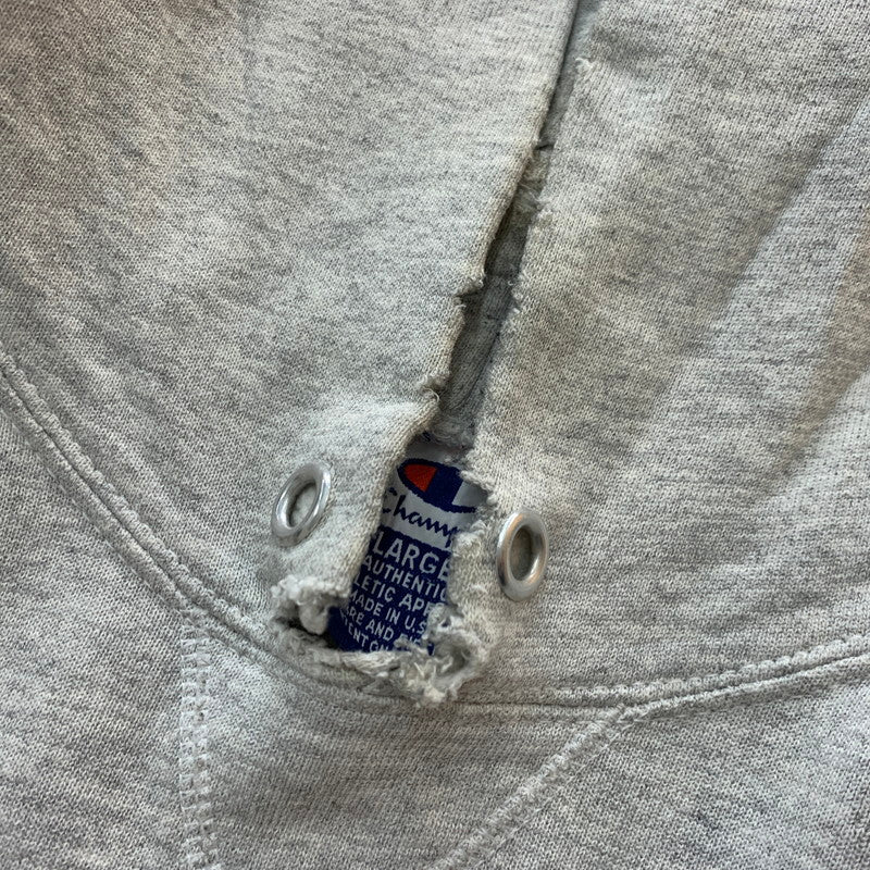 【中古品】【メンズ】 Champion チャンピオン 90’s PULLOVER SWEAT HOODEI 90年代 プルオーバー スウェット パーカー 長袖 トップス パーカー USA製 145-251023-yy-02-tei サイズ：L カラー：グレー 万代Net店