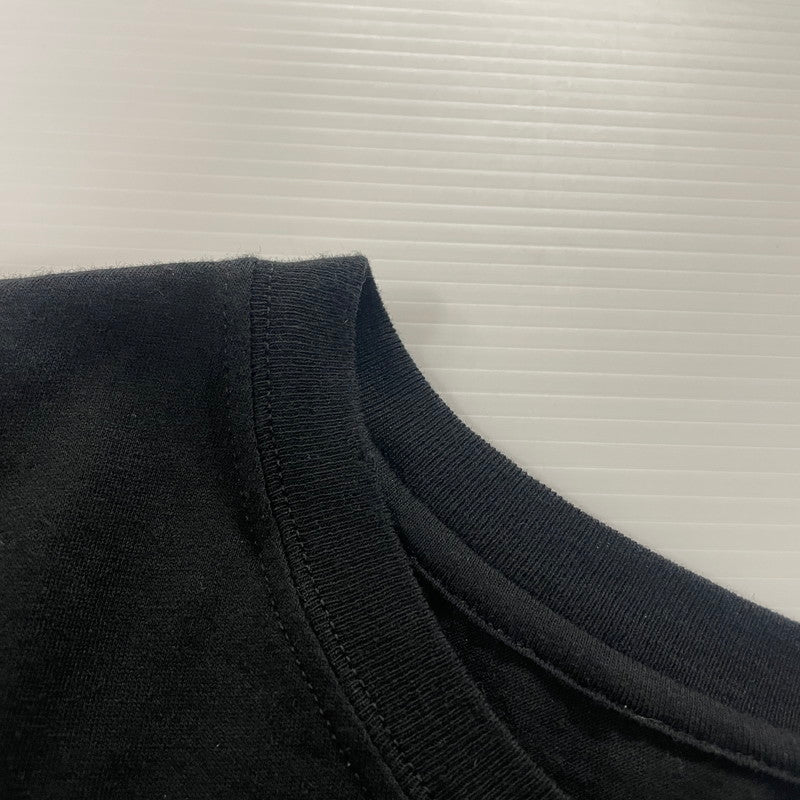 【中古品】【メンズ】 LOGO WASHED OVERSIZE TEE 440103 ロゴ ウォッシュド オーバーサイズ Tシャツ 半袖 トップス ヴィンテージ加工 141-250917-yo-03-fuzh サイズ：L カラー：ブラック 万代Net店
