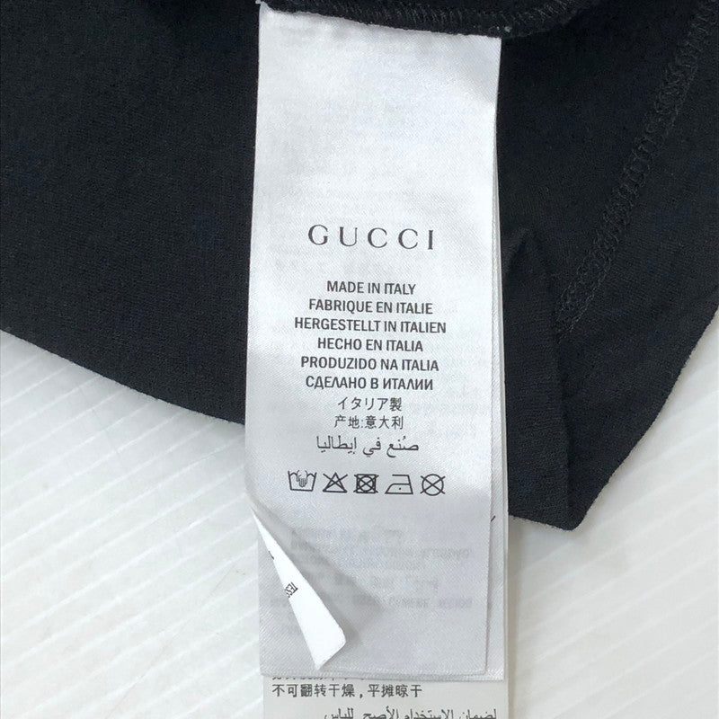 【中古品】【メンズ】 LOGO WASHED OVERSIZE TEE 440103 ロゴ ウォッシュド オーバーサイズ Tシャツ 半袖 トップス ヴィンテージ加工 141-250917-yo-03-fuzh サイズ：L カラー：ブラック 万代Net店