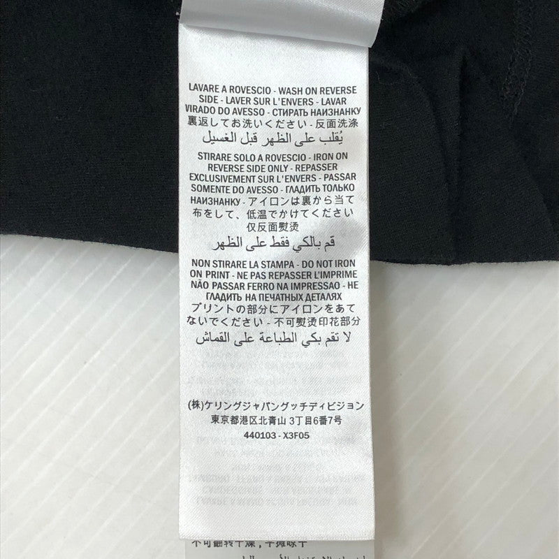 【中古品】【メンズ】 LOGO WASHED OVERSIZE TEE 440103 ロゴ ウォッシュド オーバーサイズ Tシャツ 半袖 トップス ヴィンテージ加工 141-250917-yo-03-fuzh サイズ：L カラー：ブラック 万代Net店