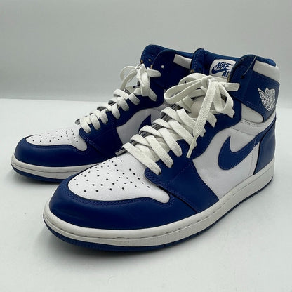 【中古品】【メンズ】 NIKE ナイキ AIR JORDAN 1 RETRO HIGH ”STORM BLUE" エアジョーダン1 レトロ ハイ "ストーム ブルー" 555088-127 スニーカー 靴 160-250927-nm-02-tei サイズ：28.0cm 万代Net店