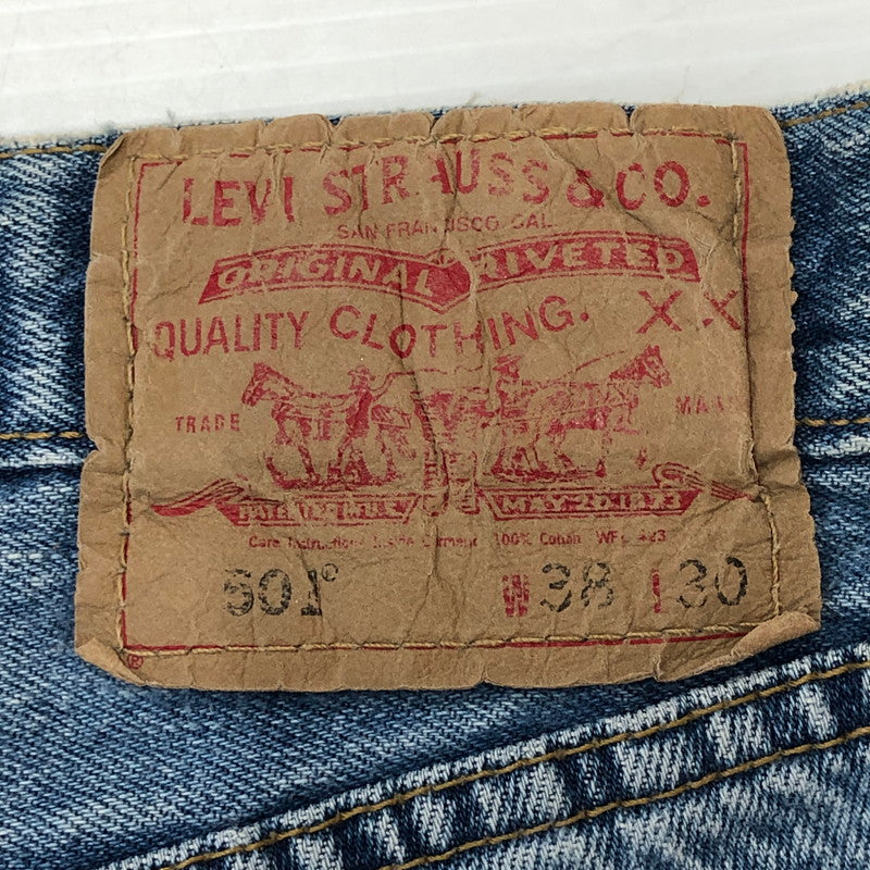 【現状渡し品】【メンズ】 Levi's リーバイス 501XX DENIM PANTS デニムパンツ ボタン裏689 コロンビア製 156-250917-yo-29-tei サイズ：38 カラー：インディゴ 万代Net店