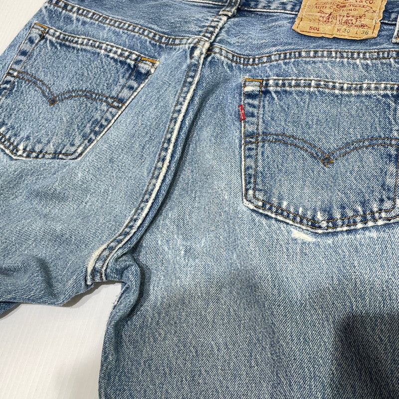 【中古品】【メンズ】 LEVI’S 501 （ボタン裏532）デニムパンツ 156-260818-nm-92-tei サイズ：W30 万代Net店