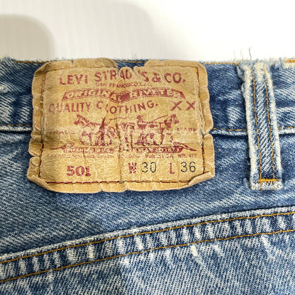 【中古品】【メンズ】 LEVI’S 501 （ボタン裏532）デニムパンツ 156-260818-nm-92-tei サイズ：W30 万代Net店