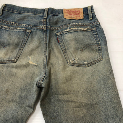 【現状渡し品】【メンズ】 Levi's リーバイス LOT 71517 517 BOOTSCUT DENIM PANTS ブーツカット デニムパンツ ボトムス 日本製 156-250917-yo-30-tei サイズ：31 カラー：インディゴ 万代Net店