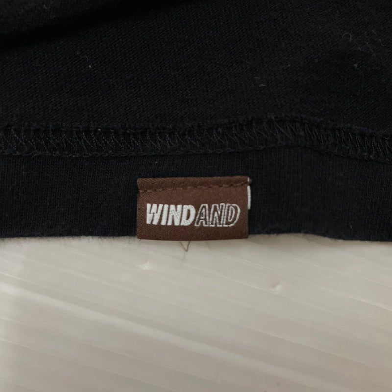 【中古品】【メンズ】 WIND AND SEA ウィンダンシー × MEIJI 明治 別注コラボ LOGO PRINT L/S TEE ロゴプリント ロングスリーブTシャツ 長袖トップス 142-260826-ss-06-teih サイズ：不明　※表記タグ欠損 カラー：ブラック 万代Net店