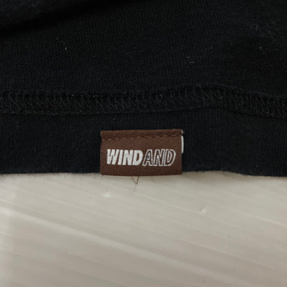 【中古品】【メンズ】 WIND AND SEA ウィンダンシー × MEIJI 明治 別注コラボ LOGO PRINT L/S TEE ロゴプリント ロングスリーブTシャツ 長袖トップス 142-260826-ss-06-teih サイズ：不明　※表記タグ欠損 カラー：ブラック 万代Net店