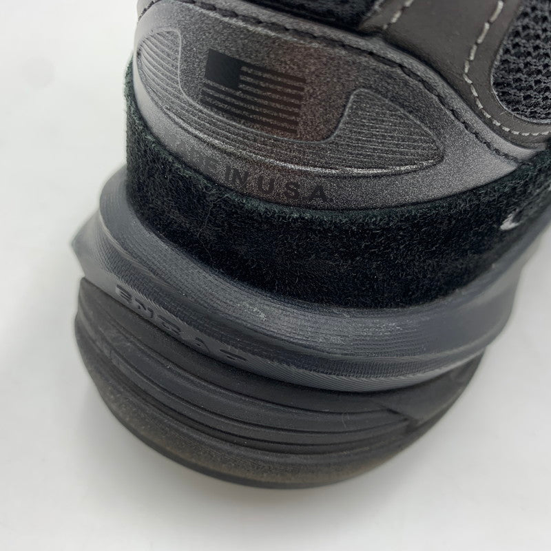 【中古品】【メンズ】 NEW BALANCE ニューバランス TRIPLE BLACK SNEAKERS 990V6 U990BB6 トリプルブラック スニーカー 靴 162-251225-ko-18-tei サイズ：27cm カラー：ブラック 万代Net店