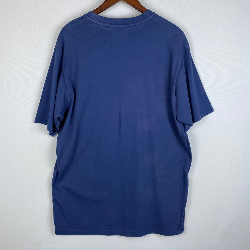 【中古品】【メンズ】 Supreme シュプリーム 25SS WARM UP WASHED S/S TOP ウォーム アップ ウォッシュド ショートスリーブ トップ 半袖 トップス Tシャツ 149-251225-yy-08-tei サイズ：L カラー：ネイビー 万代Net店