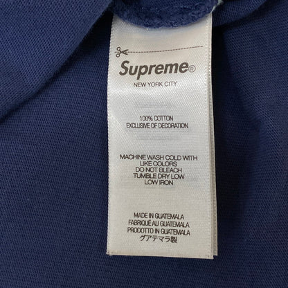 【中古品】【メンズ】 Supreme シュプリーム 25SS WARM UP WASHED S/S TOP ウォーム アップ ウォッシュド ショートスリーブ トップ 半袖 トップス Tシャツ 149-251225-yy-08-tei サイズ：L カラー：ネイビー 万代Net店