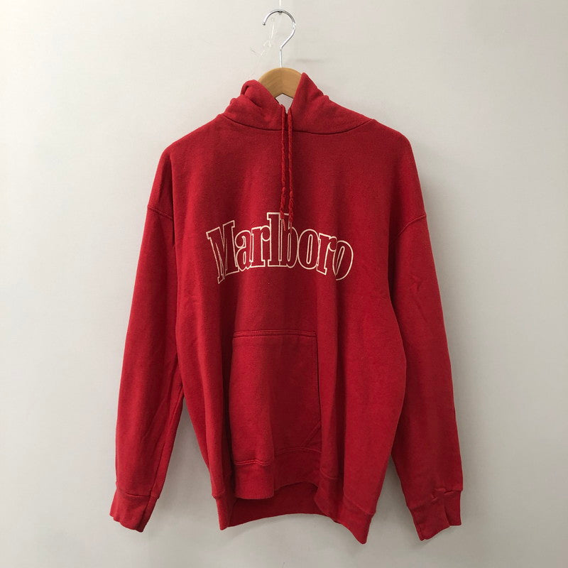 【現状渡し品】【メンズ】 TULTEX タルテックス ~90's MARLBORO HOODIE ~90年代 マルボロ フーディ 長袖 トップス プルオーバー パーカー 145-250917-yo-15-tei サイズ：L カラー：レッド 万代Net店