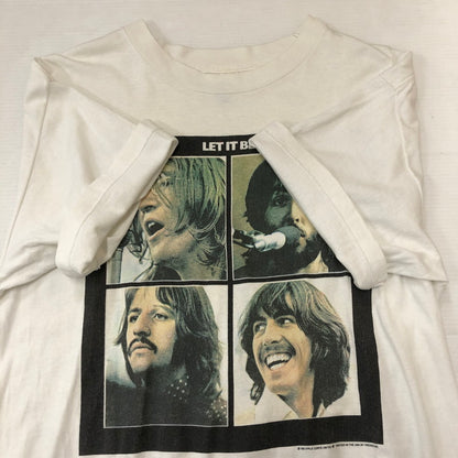 【中古品】【メンズ】 MILLER ミラー 90's The BEATLES LET IT BEE S/S TEE 90年代 ビートルズ LET IT BE ショートスリーブ Tシャツ 半袖 トップス 145-250917-yo-18-tei サイズ：L カラー：ホワイト 万代Net店