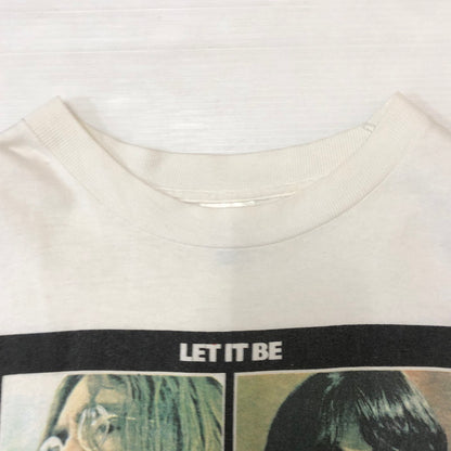 【中古品】【メンズ】 MILLER ミラー 90's The BEATLES LET IT BEE S/S TEE 90年代 ビートルズ LET IT BE ショートスリーブ Tシャツ 半袖 トップス 145-250917-yo-18-tei サイズ：L カラー：ホワイト 万代Net店