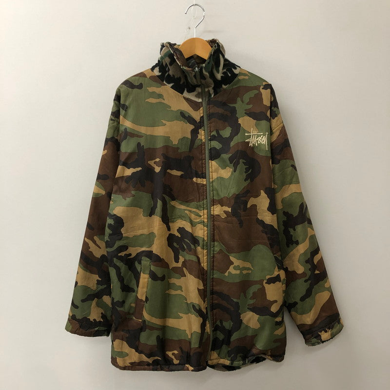 【中古品】【メンズ】 STUSSY ステューシー 90's REVERSIBLE CAMOUFLAGE JACKET 90年代 リバーシブル カモフラージュ ジャケット アウター 142-250918-yo-10-tei サイズ：表記無し カラー：カモ 万代Net店