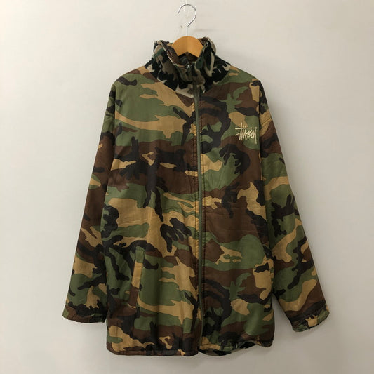 【中古品】【メンズ】 STUSSY ステューシー 90's REVERSIBLE CAMOUFLAGE JACKET 90年代 リバーシブル カモフラージュ ジャケット アウター 142-250918-yo-10-tei サイズ：表記無し カラー：カモ 万代Net店