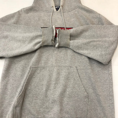 【現状渡し品】【メンズ】 STUSSY ステューシー 90's N.Y.L.T.L.A LOGO PULLOVER HOODIE 90年代 ロゴ プルオーバー フーディ 長袖 トップス パーカー 142-250917-yo-07-tei サイズ：M カラー：グレー 万代Net店