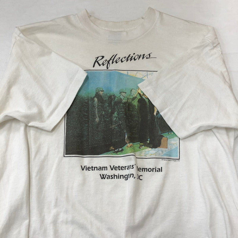 【中古品】【メンズ】 FRUITS OF THE LOOM フルーツオブザルーム 90's S/S REFLECTIONS TEE 90年代 ショートスリーブ リフレクションズ Tシャツ 半袖 トップス 145-250917-yo-17-tei サイズ：XXL カラー：ホワイト 万代Net店
