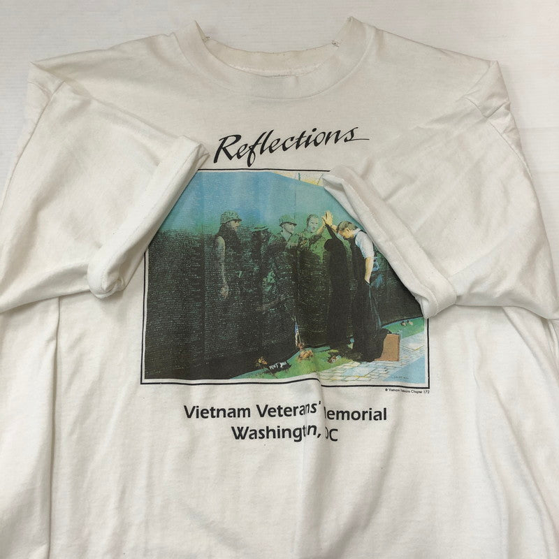 【中古品】【メンズ】 FRUITS OF THE LOOM フルーツオブザルーム 90's S/S REFLECTIONS TEE 90年代 ショートスリーブ リフレクションズ Tシャツ 半袖 トップス 145-250917-yo-17-tei サイズ：XXL カラー：ホワイト 万代Net店