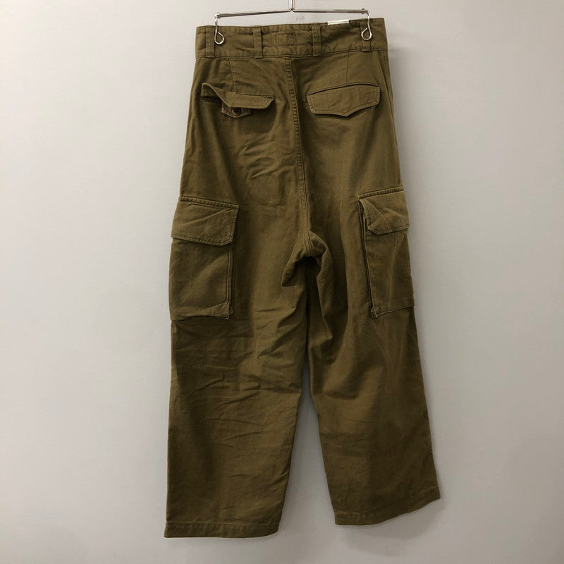 【中古品】【メンズ】 Johnbull ジョンブル Sewing Chop O'alls FRENCH ARMY FIELD TROUSERS SC112 ソーイングチョップオールズ フランス軍 フィールド トラウザーズパンツ ボトムス 156-250917-yo-24-tei サイズ：26 カラー：カーキ 万代Net店