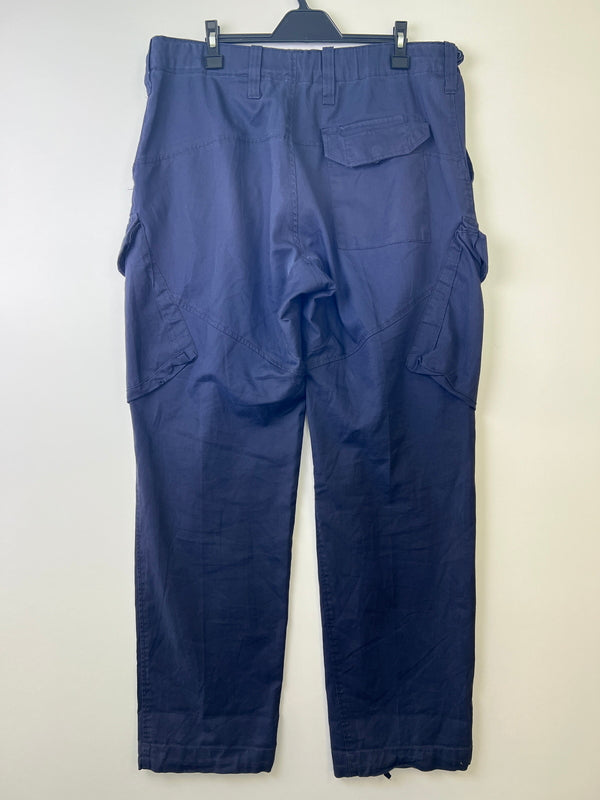 【中古品】【メンズ】 ROYAL NAVY ロイヤルネイビー イギリス海軍 90'S TROUSERS COMBAT NAVY BLUE FR PS ボトムス パンツ ヴィンテージ ミリタリー 156-260924-AS-7-hon サイズ：80/96/112 カラー：ネイビー 万代Net店