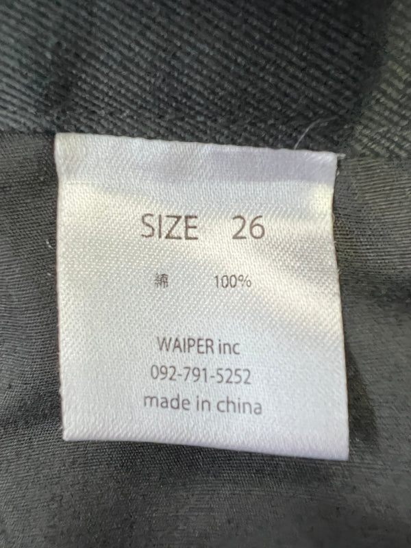 【中古品】【メンズ】 WAIPER ワイパー フランス軍 1950～60年代 M-52 2TUCK CHINO 2タック チノパンツ ボトムス ヴィンテージ ミリタリー 156-260921-AS-30-hon サイズ：26 カラー：ブラック 万代Net店