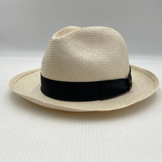 【中古品】【メンズ】 Borsalino ボルサリーノ ALESSANDRIA PANAMA HAT 15122 アレッサンドリア パナマハット 帽子 185-260809-ko-14-tei カラー：ナチュラル 万代Net店