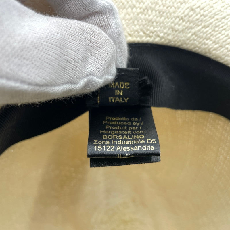 【中古品】【メンズ】 Borsalino ボルサリーノ ALESSANDRIA PANAMA HAT 15122 アレッサンドリア パナマハット 帽子 185-260809-ko-14-tei カラー：ナチュラル 万代Net店
