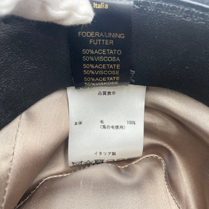 【中古品】【メンズ】 Borsalino ボルサリーノ ALESSANDRIA MEDIUM BRIM WOOL HAT 15122 アレッサンドリア ミディアムブリム ウールハット 帽子 185-260108-yy-13-tei サイズ：57 カラー：ブラック 万代Net店