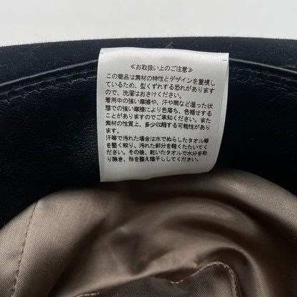 【中古品】【メンズ】 Borsalino ボルサリーノ ALESSANDRIA MEDIUM BRIM WOOL HAT 15122 アレッサンドリア ミディアムブリム ウールハット 帽子 185-260108-yy-13-tei サイズ：57 カラー：ブラック 万代Net店