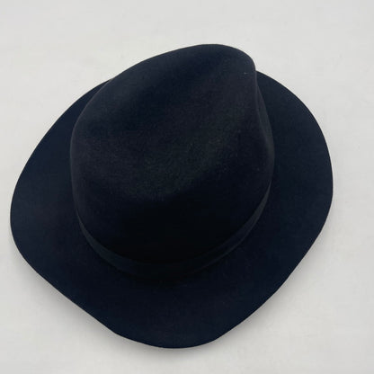 【中古品】【メンズ】 Borsalino ボルサリーノ ALESSANDRIA MEDIUM BRIM WOOL HAT 15122 アレッサンドリア ミディアムブリム ウールハット 帽子 185-260108-yy-13-tei サイズ：57 カラー：ブラック 万代Net店