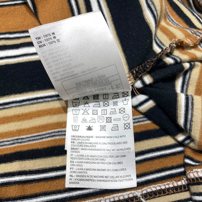 【中古品】【メンズ】 Carhartt WIP カーハート ワークインプログレス SS LAFFERTY T-SHIRT I031603 ショートスリーブ ラファティ Tシャツ 半袖 トップス ボーダー 145-260828-yo-12-teih サイズ：S カラー：ブラウン系 万代Net店