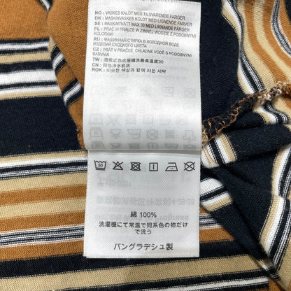 【中古品】【メンズ】 Carhartt WIP カーハート ワークインプログレス SS LAFFERTY T-SHIRT I031603 ショートスリーブ ラファティ Tシャツ 半袖 トップス ボーダー 145-260828-yo-12-teih サイズ：S カラー：ブラウン系 万代Net店