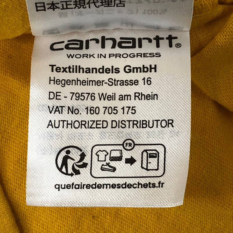 【中古品】【メンズ】 Carhartt WIP カーハート ワークインプログレス L/S 89 RINGER T-SHIRT I034714 ロングスリーブ 89 リンガー Tシャツ 長袖 トップス 145-250918-yo-13-tei サイズ：S カラー：イエロー 万代Net店
