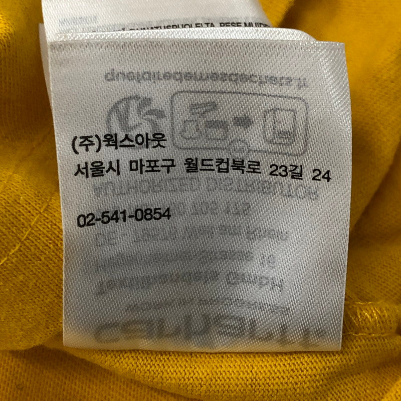 【中古品】【メンズ】 Carhartt WIP カーハート ワークインプログレス L/S 89 RINGER T-SHIRT I034714 ロングスリーブ 89 リンガー Tシャツ 長袖 トップス 145-250918-yo-13-tei サイズ：S カラー：イエロー 万代Net店