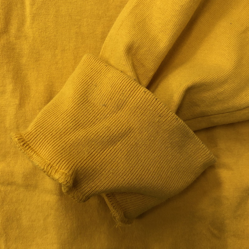 【中古品】【メンズ】 Carhartt WIP カーハート ワークインプログレス L/S 89 RINGER T-SHIRT I034714 ロングスリーブ 89 リンガー Tシャツ 長袖 トップス 145-250918-yo-13-tei サイズ：S カラー：イエロー 万代Net店