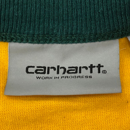 【中古品】【メンズ】 Carhartt WIP カーハート ワークインプログレス L/S 89 RINGER T-SHIRT I034714 ロングスリーブ 89 リンガー Tシャツ 長袖 トップス 145-250918-yo-13-tei サイズ：S カラー：イエロー 万代Net店