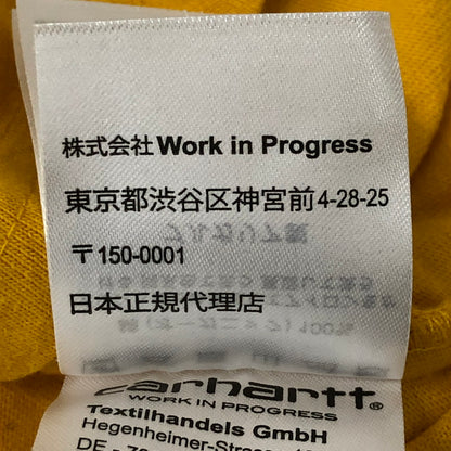 【中古品】【メンズ】 Carhartt WIP カーハート ワークインプログレス L/S 89 RINGER T-SHIRT I034714 ロングスリーブ 89 リンガー Tシャツ 長袖 トップス 145-250918-yo-13-tei サイズ：S カラー：イエロー 万代Net店