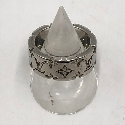 【中古品】【メンズ】 LOUIS VUITTON ルイ・ヴィトン LV モノグラム リング パラジウム M1507M アクセサリー 指輪 179-251103-yy-20-tei カラー：シルバー 18.5号 万代Net店