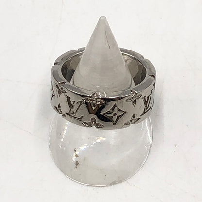 【中古品】【メンズ】 LOUIS VUITTON ルイ・ヴィトン LV モノグラム リング パラジウム M1507M アクセサリー 指輪 179-251103-yy-20-tei カラー：シルバー 18.5号 万代Net店