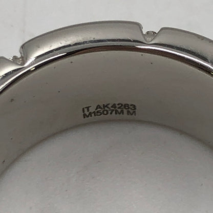 【中古品】【メンズ】 LOUIS VUITTON ルイ・ヴィトン LV モノグラム リング パラジウム M1507M アクセサリー 指輪 179-251103-yy-20-tei カラー：シルバー 18.5号 万代Net店