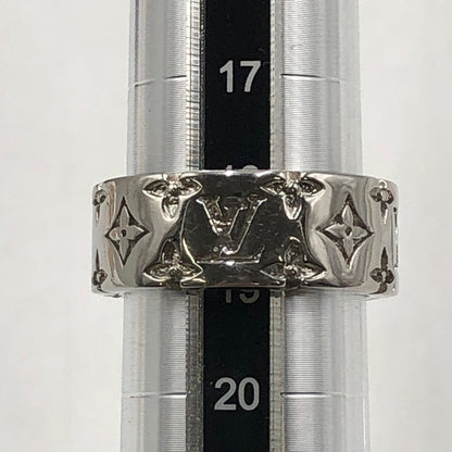 【中古品】【メンズ】 LOUIS VUITTON ルイ・ヴィトン LV モノグラム リング パラジウム M1507M アクセサリー 指輪 179-251103-yy-20-tei カラー：シルバー 18.5号 万代Net店