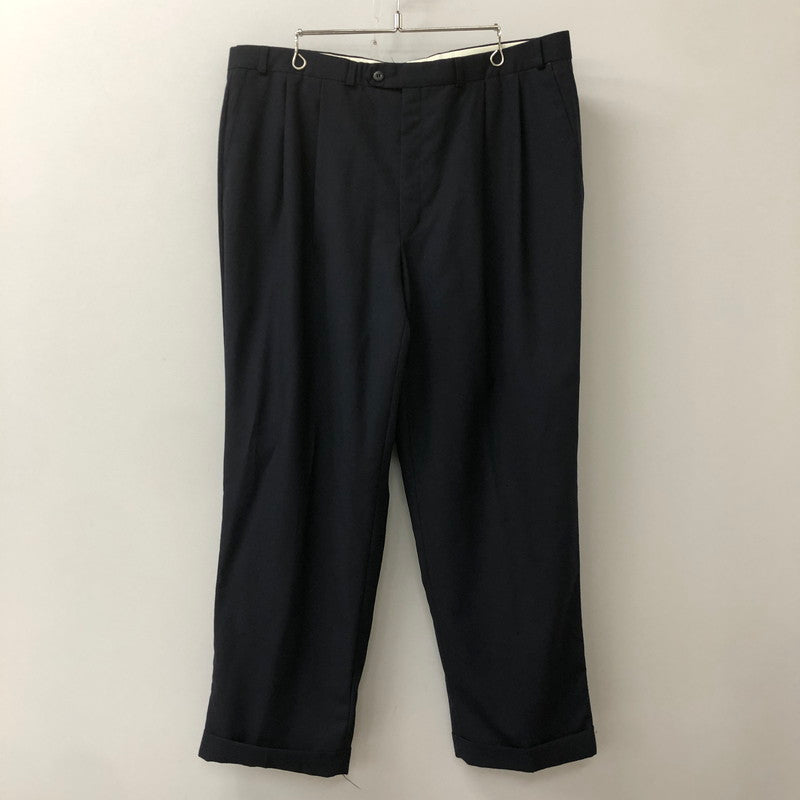 【中古品】【メンズ】 LAUREN RALPH LAUREN ローレン ラルフローレン 80’s SLACKS PANTS VINTAGE 80年代 スラックス パンツ ボトムス 緑タグ ヴィンテージ 158-250918-yo-30-tei サイズ：40×30 カラー：ネイビー 万代Net店