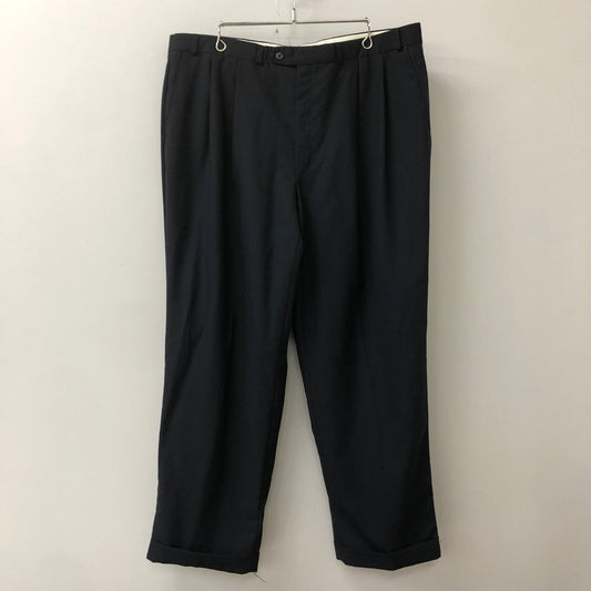 【中古品】【メンズ】 LAUREN RALPH LAUREN ローレン ラルフローレン 80’s SLACKS PANTS VINTAGE 80年代 スラックス パンツ ボトムス 緑タグ ヴィンテージ 158-250918-yo-30-tei サイズ：40×30 カラー：ネイビー 万代Net店