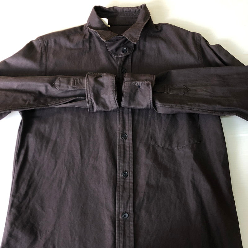 【中古品】【メンズ】 N.HOOLYWOOD エヌハリウッド L/S SHIRT 728PIECES ロングスリーブ シャツ 長袖 トップス 140-251021-ks-01-tei サイズ：3 カラー：ブラウン 万代Net店